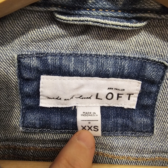 LOFT Blue Jean Jacket - Picture 3 of 6